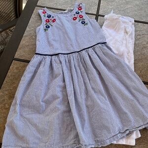 Beebay navy stripe dress